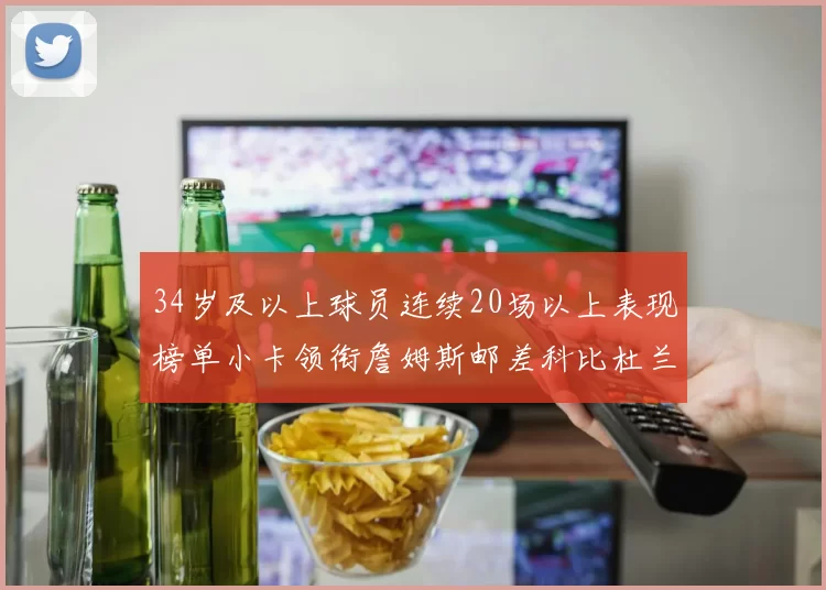 34岁及以上球员连续20场以上表现榜单小卡领衔詹姆斯邮差科比杜兰特上榜
